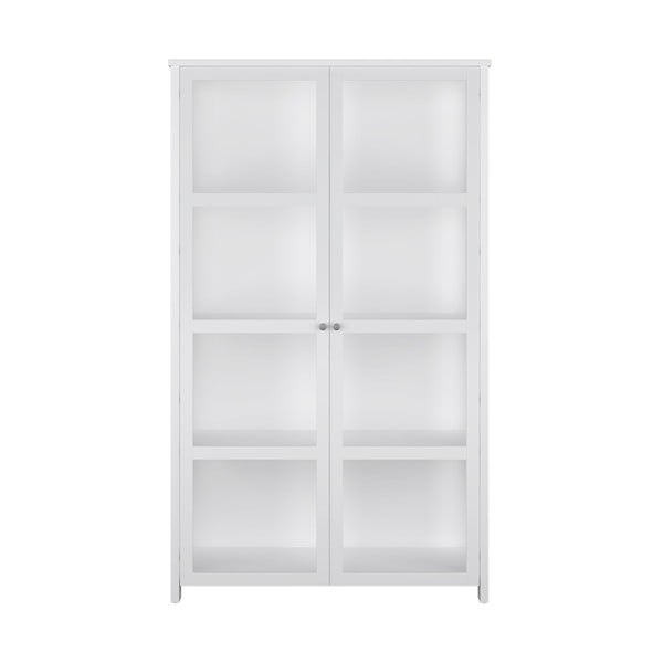 Бяла витрина 124x210 cm Excellent - Tvilum