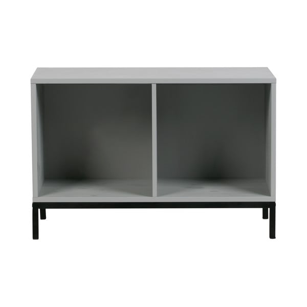 Сив модулен шкаф за книги от борова дървесина 81x41 cm Vt - vtwonen-image-3