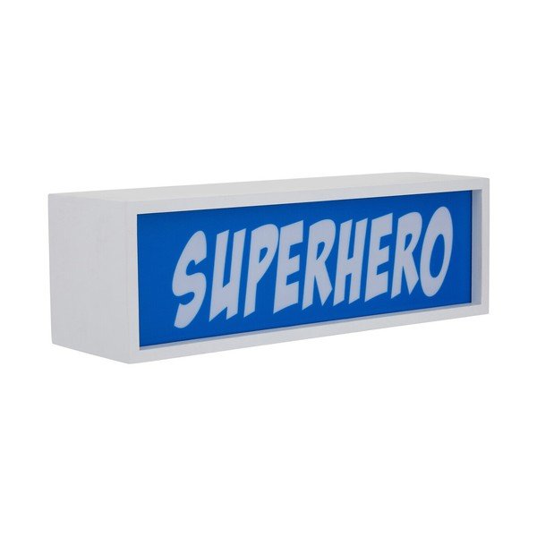 Синя светлинна декорация на батерии Superhero – Premier Housewares-image-3