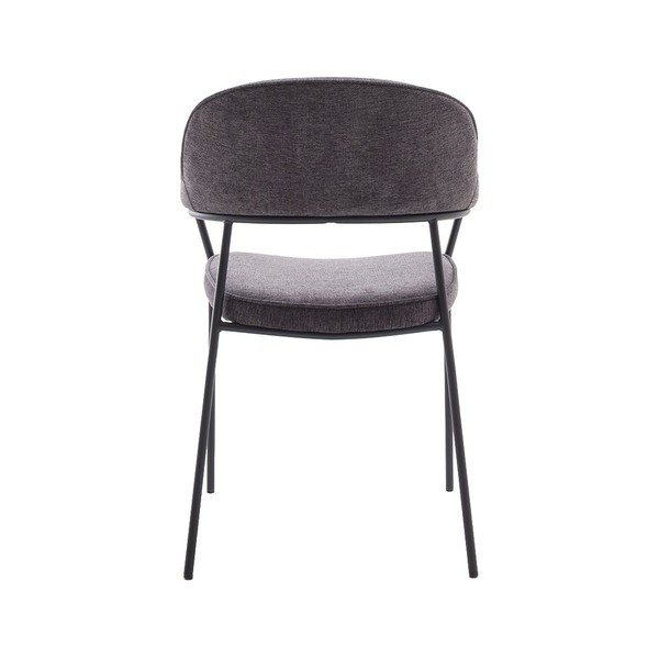 Тъмносив трапезен стол с подлакътници Kindersley – Unique Furniture-image-4