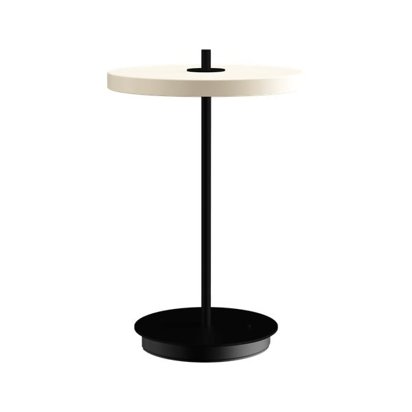 Черно-бяла метална LED настолна лампа с метален абажур (височина 31 cm) Asteria Move – UMAGE