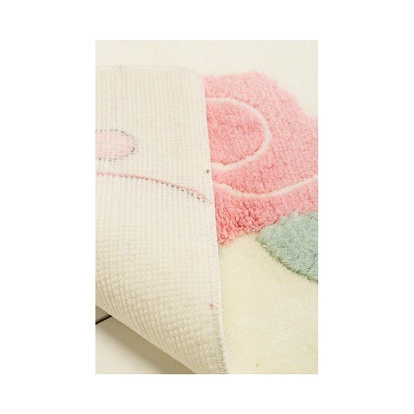 Комплект от 3 изтривалки за баня Rose Dot Ecru - Foutastic-image-1
