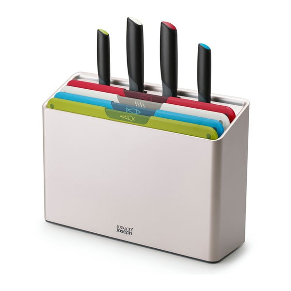 Комплект дъски за рязане и ножове с поставка 10x32 cm Folio Icon Plus – Joseph Joseph