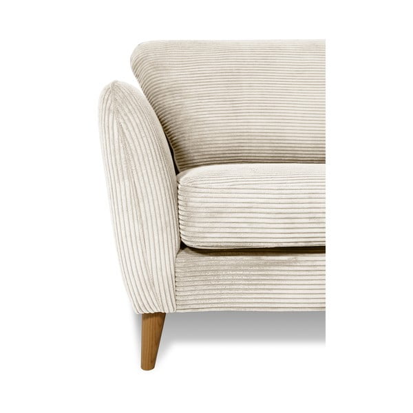 Бял диван от рипсено кадифе 170 cm Paris – Scandic-image-4