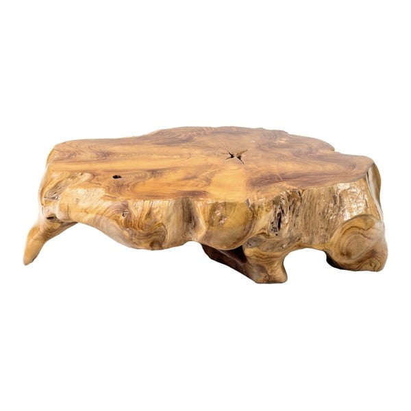 Zahradní konferenční stolek z teakového dřeva Massive Home Limb, ⌀ 60 cm