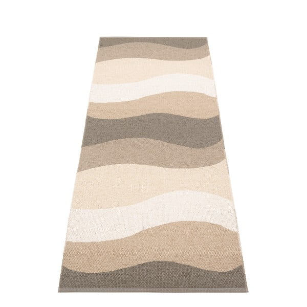 Кафява и бежова пътека за открито и закрито 70x200 cm Urvi Earth – Pappelina