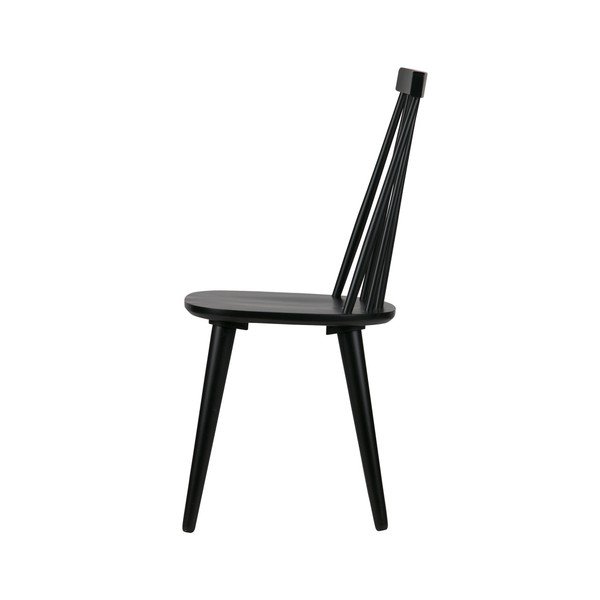 Комплект от 2 черни трапезни стола Sticks - vtwonen-image-1