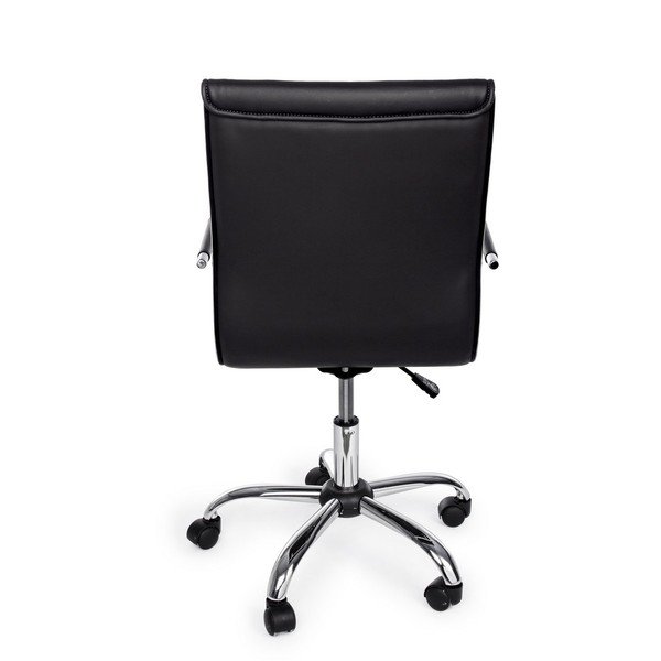 Черен офис стол от имитация на кожа Perth – Yes Everyday-image-4