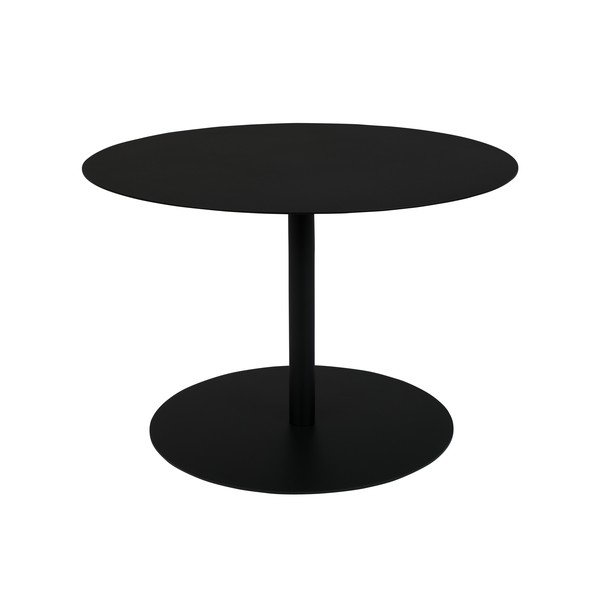 Черна метална кръгла масичка за кафе ø 60 cm Snow – Zuiver