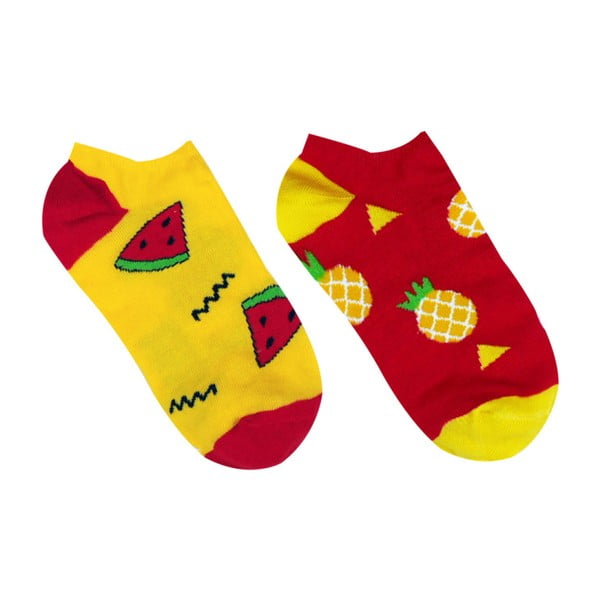 Памучни чорапи до глезена Tropical, размер 43-46 - HestySocks