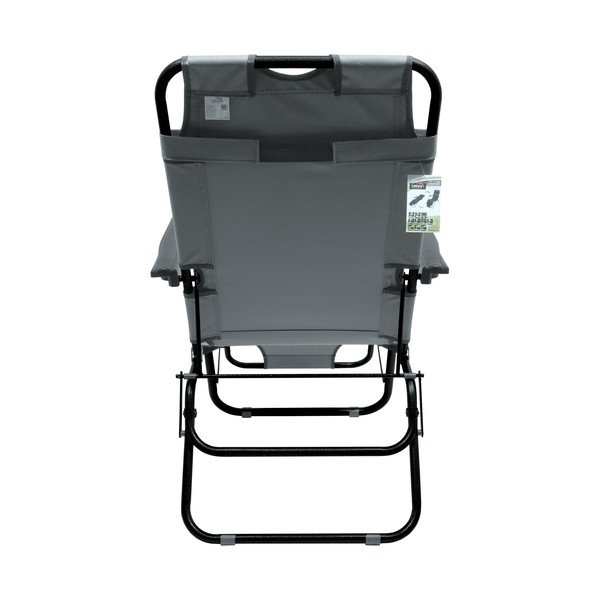 Сив градински шезлонг Comfort - Cattara-image-2