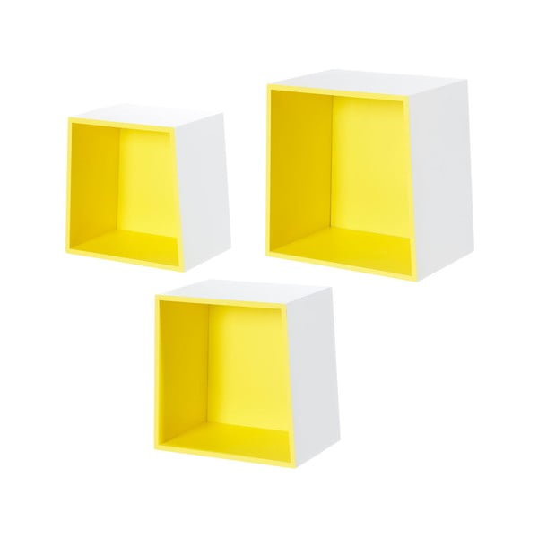 Комплект от 3 стенни рафта Дизайн - Furniteam-image-2