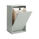Сиво-син стенен кош за пране Laundry Box – ReCollector