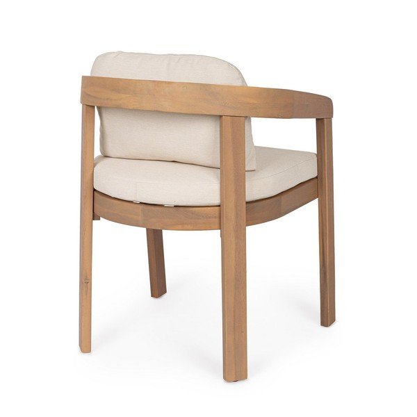 Градински стол от масивно дърво в естествен цвят Pablo – Bizzotto-image-4