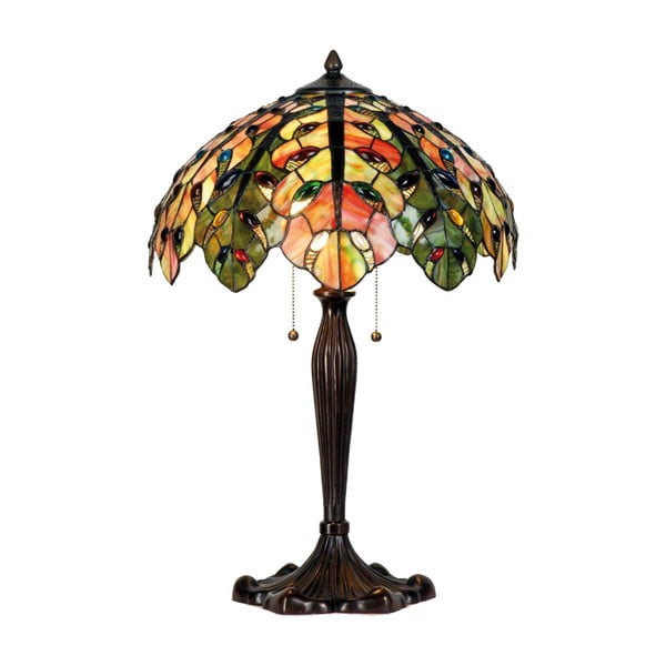 Tiffany stolní lampa Complete, 43 cm