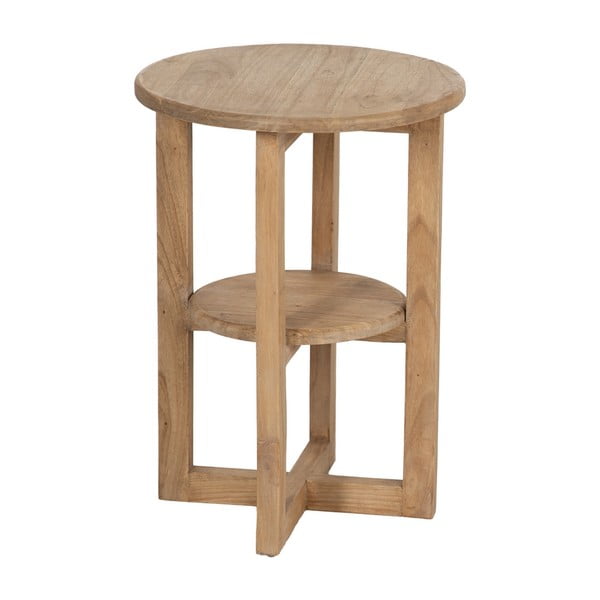 Кръгла странична масичка от масив от минди ø 40 cm Dala – Ixia