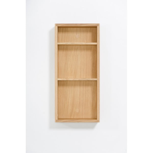 Стенен рафт за баня от дъбова дървесина Slimline - Wireworks-image-3