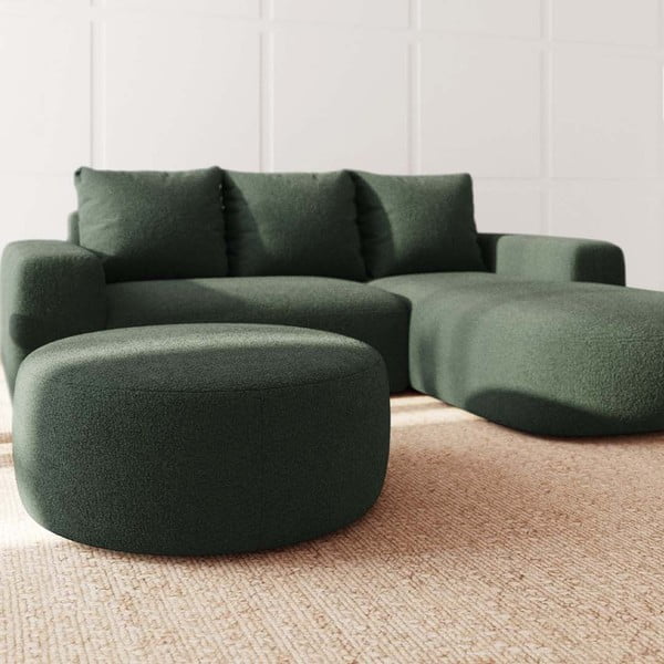 Зелена табуретка  от букле Monce – Rodier-image-1