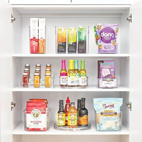 Въртящ се пластмасов органайзер за подправки ø 29 cm Linus - iDesign-image-3