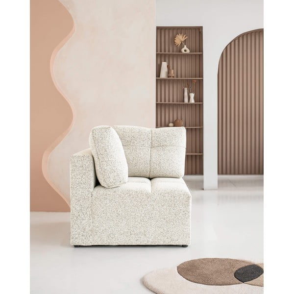 Кремав модул за диван Lulu – Miuform-image-2