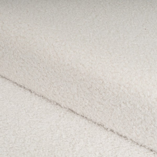 Бяла табуретка от букле Ecru – Casa Selección-image-1