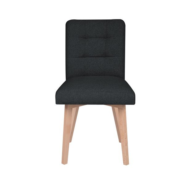 Черен трапезен стол Tulip - Mazzini Sofas