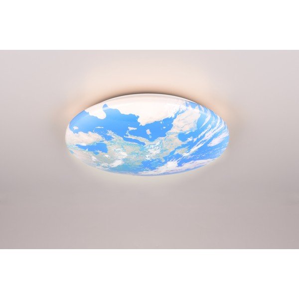 Синя LED детска лампа за таван ø 37 cm Terra – Reality-image-2