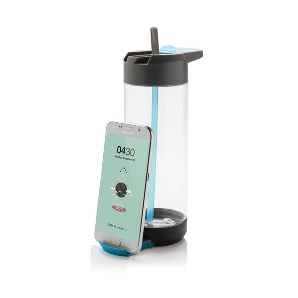 Modrá lahev se stojánkem na telefon XD Design, 700 ml-image-2