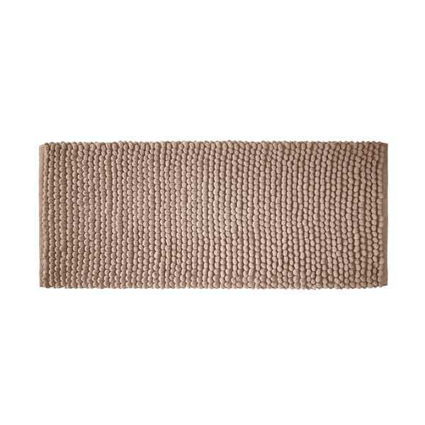Кафяв килим за баня 50x120 cm Aspen Bobble – Bianca