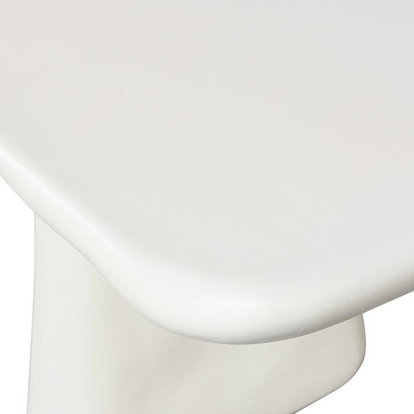 Пластмасова градинска пейка в цвят слонова кост Loggia – WOOOD-image-4