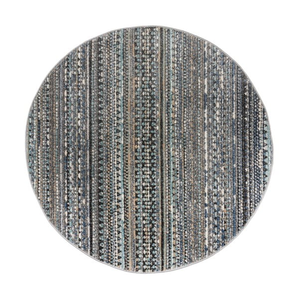 Син кръгъл килим 160x160 cm Camino – Flair Rugs