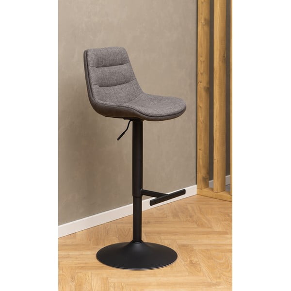 Сив бар стол с регулируема височина (височина на седалката 86 cm) Adisa – Actona-image-1