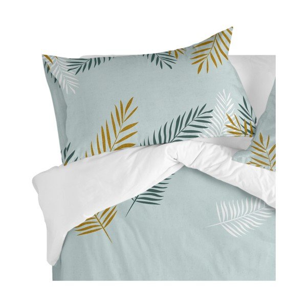 Комплект от 2 памучни калъфки за възглавници, 50 x 75 cm Foliage - Blanc-image-2