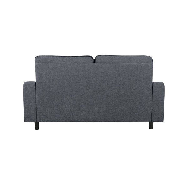 Tmavě šedá trojmístná pohovka Kooko Home Rumba-image-3