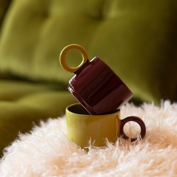 Бордо глинена чаша 280 ml Lou – ONA-image-3