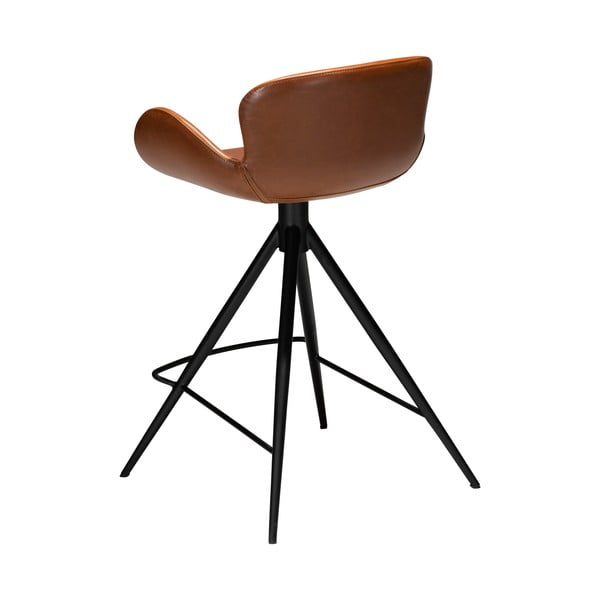 Коняк кафяв бар стол от изкуствена кожа DAN-FORM Дания , височина 87 cm Gaia - DAN-FORM Denmark-image-3