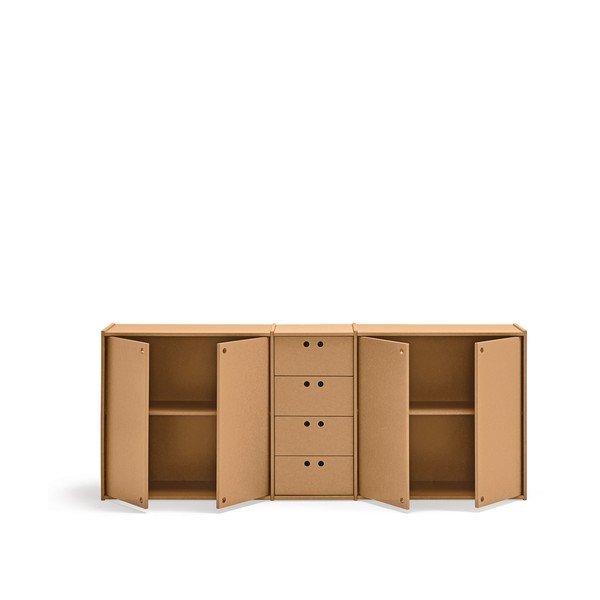 Скрин в естествен цвят 197x80x40 cm Wally – Teulat-image-3