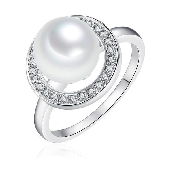 Perlový prsten Pearls Of London Sea, vel. 58