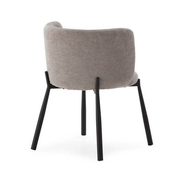 Сиви тапицирани трапезни столове в комплект 2 бр. Ginny – MOME-image-1