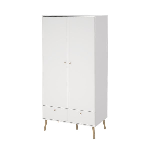 Бял гардероб 99x200 cm Bodo - Tvilum-image-3