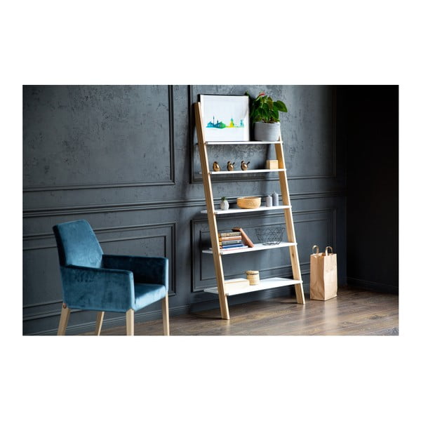 Бяла подпорна етажерка ASHME, широчина 85 cm Ashme - Ragaba-image-1