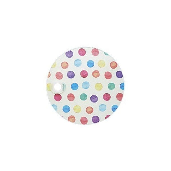 Skleněné prkénko Kitchen Craft Dot, ⌀ 24 cm