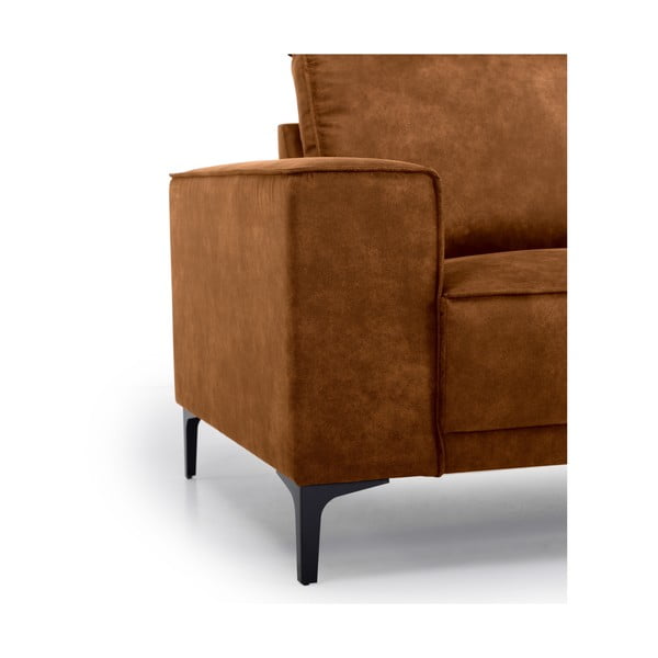 Кафяв фотьойл от изкуствена кожа Copenhagen - Scandic-image-1