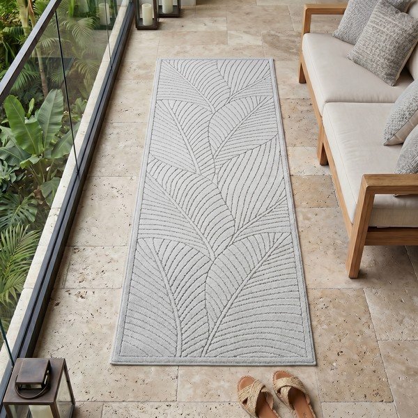 Пътека за открито и закрито в сребрист цвят 80x250 cm Nova 1203 – Ayyildiz Carpets-image-1