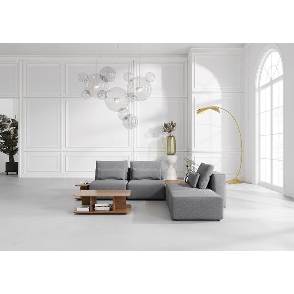 Сив модулен диван Riposo Ottimo – Sit Sit-image-1