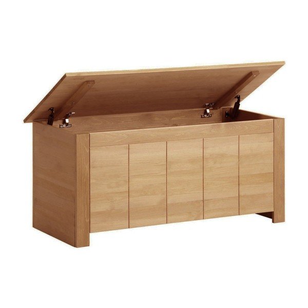 Ракла от масивен бор в естествен цвят 100x45 cm Bertram – Støraa-image-2