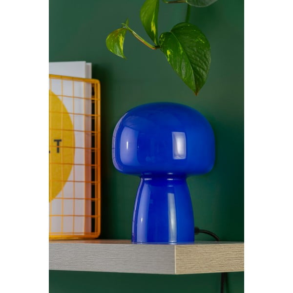 Синя настолна лампа (височина 20 cm) Fervor  – Leitmotiv-image-2