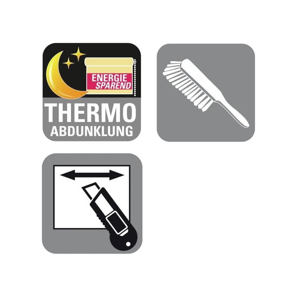 Бяла ролетна щора 42,5x150 cm Plisé Verona Termo – Gardinia-image-2