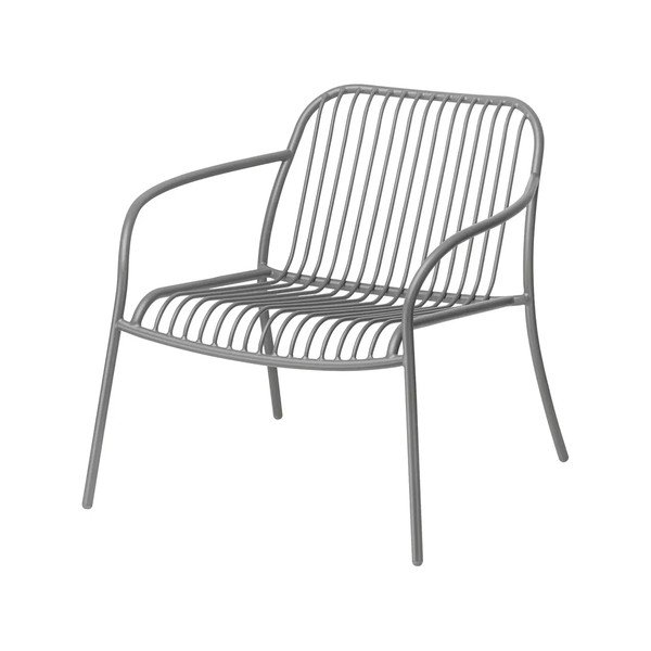 Сив градински стол метален Yua Wire – Blomus