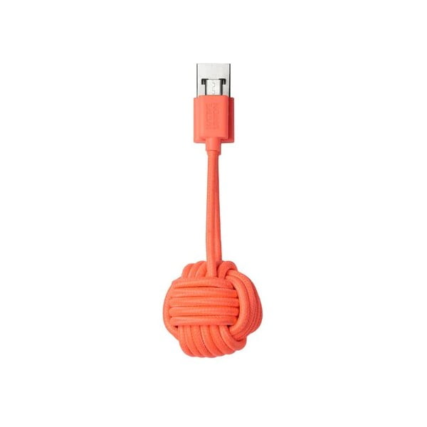 Оранжев кабел за зареждане с Micro USB Key Cable - Native Union